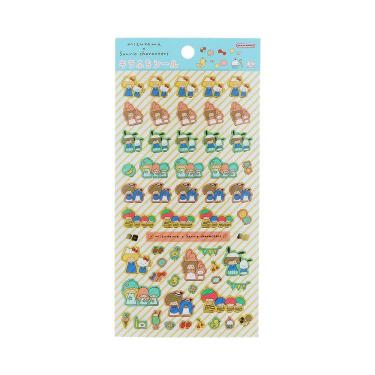 キラふちシール mizutama×サンリオキャラクターズ ライトブルー