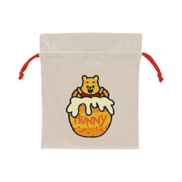 サガラ刺繍巾着 タロアウト ハニーポット