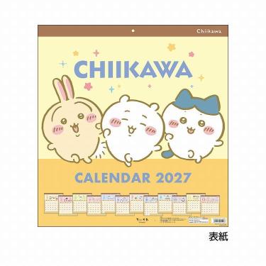 2027年1月始まりカレンダー 壁掛け スクエア ちいかわ
