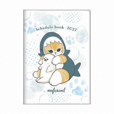 2026年10月始まり手帳 B6 月間 モフサンド サメにゃん(モフサンド サメ
