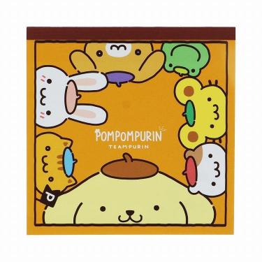 サンリオキャラクターズ スクエアメモ ポムポムプリン オレンジ