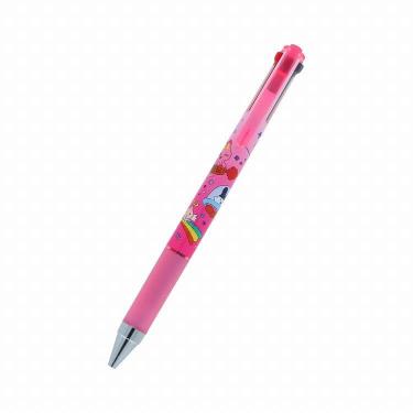 ジュースアップ 3色ボールペン 0.4mm ゲルインク たまごっち ピンク