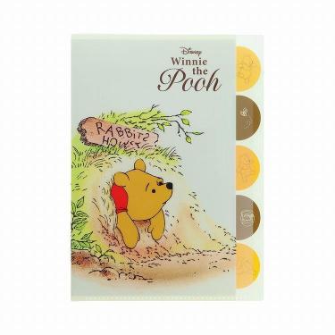 クリアファイル 5P ディズニー くまのプーさん ベージュ