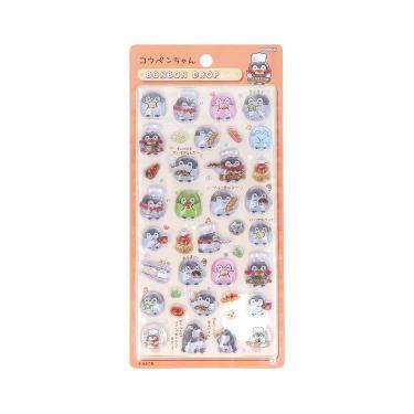 【新品未開封】うさまる　ノベルティバッチ&ステッカー　セット Amazon.co.jp: ステッカーセットうさまる うさまる 2/4/6枚