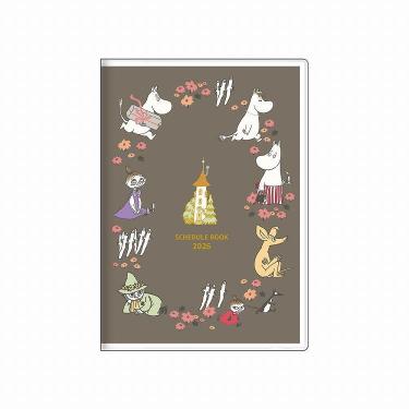 2025年10月始まり手帳 月間 B6 ムーミン なかま