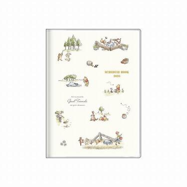 2025年12月始まり手帳 週間レフト B6 くまのプーさん チラシ