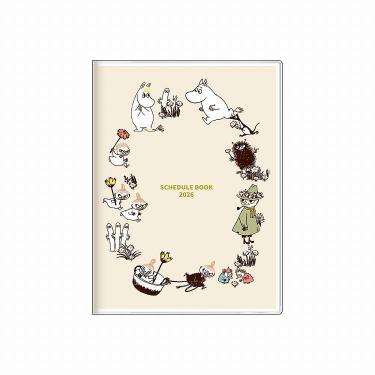 2025年10月始まり手帳 月間 A6 ムーミン なかま