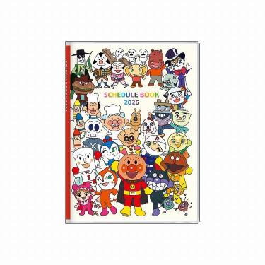 2025年12月始まり手帳 週間レフト B6 アンパンマン 集合(集合