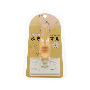 卓上クリーナー ふきマル 茶トラ