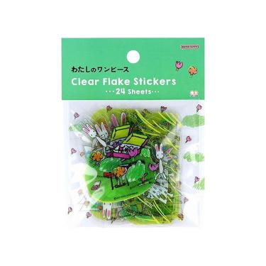 クリアフレークシール わたしのワンピース 花