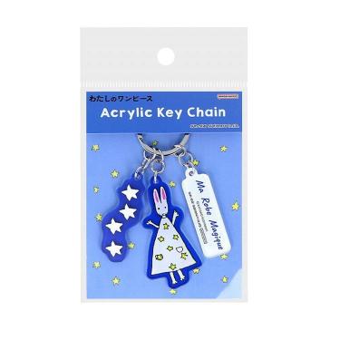3連アクリルキーホルダー わたしのワンピース 星