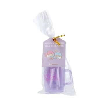 カップケース入り付箋 リトルツインスターズ ラベンダー