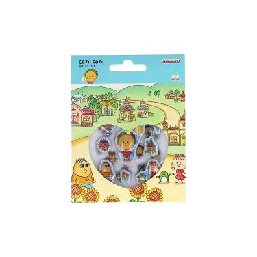 ぷっくりシール コジコジ ひまわりと風船