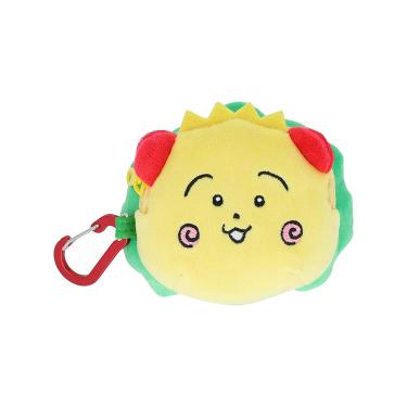 カラビナ付きふわミニポーチ コジコジ にっこり