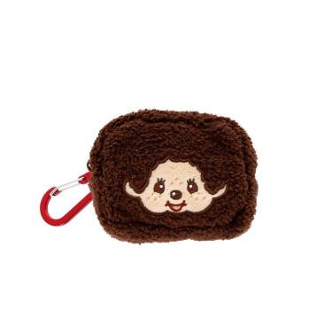 カラビナ付きふわミニポーチ モンチッチ モンチッチくん