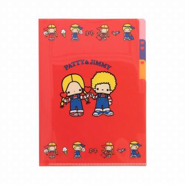 クリアファイル A5 3P レトロ サンリオキャラクターズ パティ&ジミー