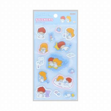 ぷっくりシール レトロ サンリオキャラクターズ リトルツインスターズ