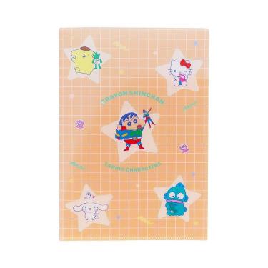 新品　サンリオ　キャラクターズ　レア　オールスター　レターセット　クリアファイル 楽天市場】サンリオキャラクターズ A4クリアファイル 075532