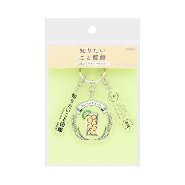 3連アクリルキーホルダー 知りたいこと図鑑 C