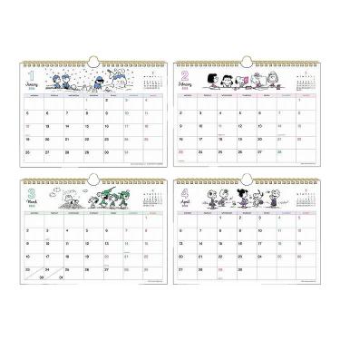 2026年1月始まりカレンダー 壁掛け S横型 スヌーピー