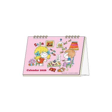 2026年1月始まりカレンダー 卓上 水森亜土