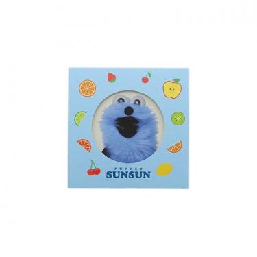 窓付スクエアメモ パペットスンスン フルーツ