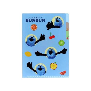 クリアファイルA5 3P パペットスンスン フルーツ