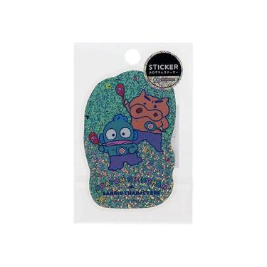 クレヨンしんちゃん×サンリオキャラクターズ ホログラムステッカー はぴだんぶい ぶりぶりざえもん×ハンギョドン