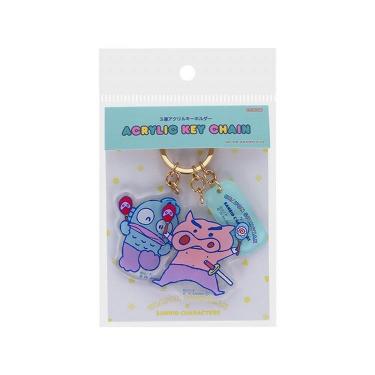 クレヨンしんちゃん×サンリオキャラクターズ 3連アクリルキーホルダー はぴだんぶい ぶりぶりざえもん×ハンギョドン