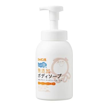 無添加ボディソープたっぷり泡