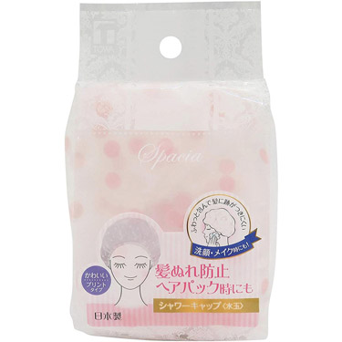 SPA シャワーキャップ 水玉