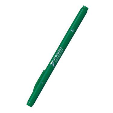 プレイカラー2 ツイン極細/太 水性サインペン 緑