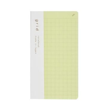 isshoni.ノートブック ナンバーミニ 方眼 グリーン