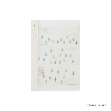 ヨハク×isshoni.ノート ナンバー B6 方眼 ハイキング【ロフト限定】