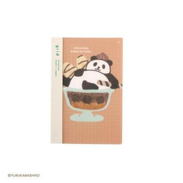 お菓子などうぶつ工房×isshoni. ナンバー A6 方眼 パンダ