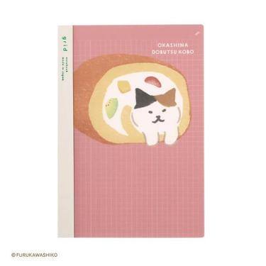 お菓子などうぶつ工房×isshoni. ナンバー A5 方眼 ネコ