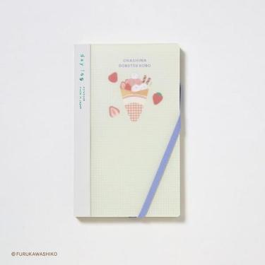 お菓子などうぶつ工房×isshoni. デイログ B6 方眼 トリ