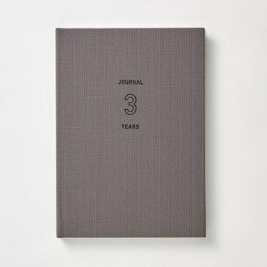 3年連用日記 イージージャーナル B6 グレー