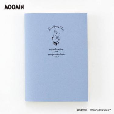 夜とカフェオレと日記帳 ムーミン ブルー