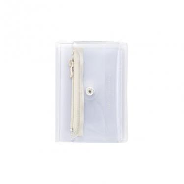 isshoni.カードファイル PVC R クリアベージュ