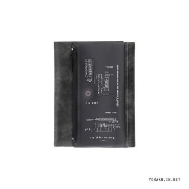 ヨハク×isshoni.ペンケース付ノートカバー A6 モジトスウジ