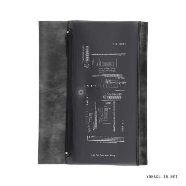 ヨハク×isshoni.ペンケース付ノートカバー A5 モジトスウジ