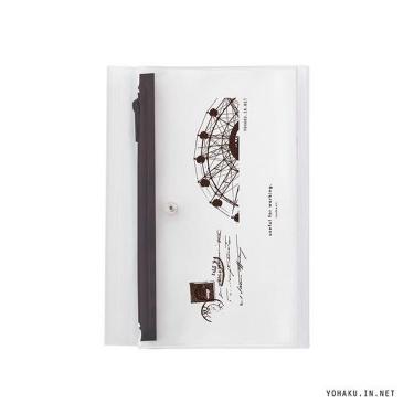 ヨハク×isshoni.ペンケース付ノートカバー B6 ノスタルジー【ロフト限定】