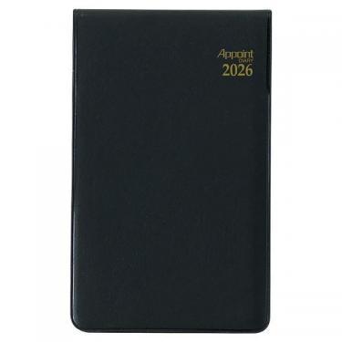 2025年12月始まり手帳 月間 アポイント E1301 ブラック