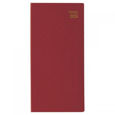 2025年12月始まり手帳 月間 アポイント E1013 レッド