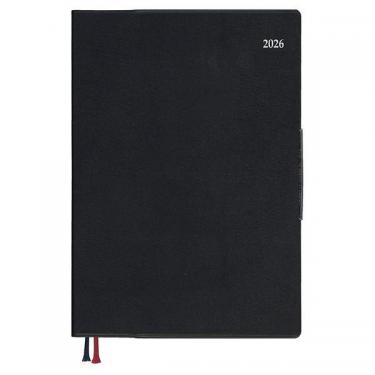 2025年12月始まり手帳 週間レフト A5 アポイント E8458 ブラック