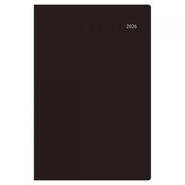 2026年1月始まり手帳 月間 B6 アポイント チャート E1688 ブラック