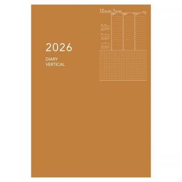 2026年1月始まり手帳 週間バーチカル A5 アポイント E8155 オレンジ
