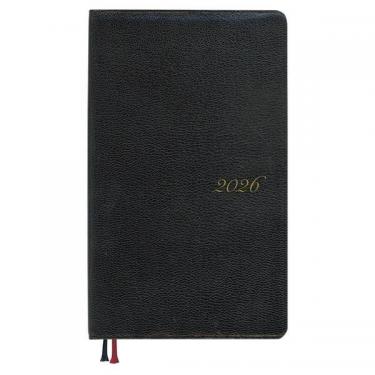 2025年12月始まり手帳 週間レフト アポイント E8219 ブラック