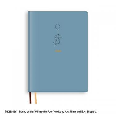 2025年12月始まり手帳 週間レフト B6 1週間+方眼 ディズニー E6208 ブルー